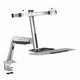 Rocstor  support d'écran plat pour bureau 81,3 cm (32") Argent - Y10N029-S1