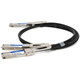 AddOn Networks  câble InfiniBand et à fibres optiques QSFP-DD 2x QSFP56 Noir, Métallique - DAC-Q56DD-2Q56-1M-AO