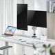 Rocstor  support d'écran plat pour bureau 81,3 cm (32") Noir, Argent - Y10N019-S1 Rocstor  support d'écran plat pour bureau 81,3 cm (32") Noir, Argent - Y10N019-S1