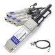 AddOn Networks 3m QSFP+ - 4xSFP+ câble InfiniBand et à fibres optiques QSFP+ 4xSFP+ Noir - 10321-AO