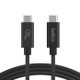 Belkin  câble USB USB4 Gen 2x2 1,2 m USB C Noir - INZ004TT1.2MBK