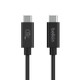 Belkin  câble USB USB4 Gen 2x2 1,2 m USB C Noir - INZ004TT1.2MBK