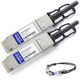 AddOn Networks 1m, 2xSFP28 câble InfiniBand et à fibres optiques SFP28 Noir, Argent - SFP-28G-PDAC1M-AO