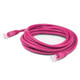 AddOn Networks  câble de réseau Rose 0,3 m Cat6 U/UTP (UTP) - ADD-1FSLCAT6-PK