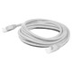 AddOn Networks  câble de réseau Blanc 1,5 m Cat6a U/UTP (UTP) - ADD-5FSLCAT6A-WE
