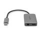 Rocstor  hub & concentrateur USB Type-C Noir, Argent - Y10A331-S1
