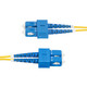 StarTech.com Câble Fibre Optique de 1m Duplex Monomode SC à SC (UPC) OS2, 9/125µm, 40G/100G, Cordon Fibre Optique, Insensible à la Courbure, Faible Perte d'Insertion, Cordon Patch Fibre LSZH - SMDOS2SCSC1M
