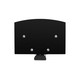StarTech.com Double Étagère AV Murale Flottante, Support à Hauteur Ajustable pour Sous Télévision, Support Mural pour TV, Organiser l'Équipement A/V sur l'Étagère en Verre Trempé Noir - 2B-WALL-MOUNT-SHELF