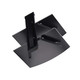 StarTech.com Double Étagère AV Murale Flottante, Support à Hauteur Ajustable pour Sous Télévision, Support Mural pour TV, Organiser l'Équipement A/V sur l'Étagère en Verre Trempé Noir - 2B-WALL-MOUNT-SHELF