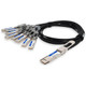 AddOn Networks  câble InfiniBand et à fibres optiques 2 m QSFP-DD 8xSFP56 Noir, Gris - QSFPDD-8SFP56-PDAC2M-AO