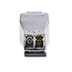 StarTech.com Convertisseur de Média Ethernet Gigabit Fibre vers RJ45, Optique Monomode 10km/Multimode 800m, Alimentation PoE, Design Compact, Boîtier Métallique, Micro Mini, TAA - D01ML55P-FIBER-MEDIA