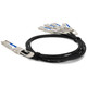 AddOn Networks  câble InfiniBand et à fibres optiques 2,5 m QSFP-DD 4x QSFP56 Noir, Métallique - Q400G4Q56GPDC2-5M-AO