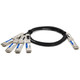 AddOn Networks  câble InfiniBand et à fibres optiques 2,5 m QSFP-DD 4x QSFP56 Noir, Métallique - Q400G4Q56GPDC2-5M-AO