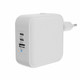 HYPER  chargeur d'appareils mobiles Ordinateur portable, Smartphone, Tablette Blanc Secteur Charge rapide Intérieure - HJ1003WHWWGL