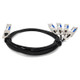 AddOn Networks  câble InfiniBand et à fibres optiques 2,5 m 4xQSFP56 QSFP-DD Noir, Argent - Q400G-4Q56G-PDAC2-5M-AO