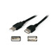 AddOn Networks 6" USB A - USB A câble USB USB 2.0 0,15 m Noir - USBEXTAA6INB-5PK