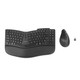 Kensington Pro Fit Ergo KM675 EQ clavier Souris incluse Bureau RF sans fil + Bluetooth QWERTY Anglais américain Noir - K75492US