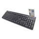 Rocstor KS20T clavier Universel USB US International Noir - Y10P002-B1