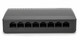 Rocstor JetConnect JC08 Non-géré Gigabit Ethernet (10/100/1000) Noir - Y10S002-B1