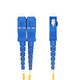 StarTech.com Câble Fibre Optique de 30m Duplex Monomode LC vers SC(UPC) OS2, 9/125µm, 100G, Cordon Fibre Optique, Insensible à la Courbure, Faible Perte d'Insertion, Cordon Patch Fibre LSZH - SMLCSC-OS2-30M