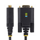 StarTech.com Câble Série Null Modem vers USB de 2m, Rétention COM, FTDI, USB-A vers DB9 RS232, Câble Adaptateur USB DB9, Vis/Écrous DB9 Interchangeables, Windows/macOS/Linux - 1P6FFCN-USB-SERIAL