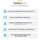 StarTech.com  câble de réseau Blanc 4,6 m S/FTP (S-STP) - NLWH-15F-CAT8-PATCH