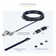 StarTech.com  câble antivol Noir 2 m - UNIVKA25-LAPTOP-LOCK