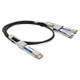 AddOn Networks  câble InfiniBand et à fibres optiques 2 m 4xQSFP56 QSFP-DD Noir, Argent - QSFPDD-400G-2QSFP56-PDAC2M-AO