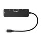 Rocstor  hub & concentrateur USB Type-C 5000 Mbit/s Noir - Y10A308-B1