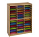 Safco Value Sorter Présentoir à livres 36 étagères Marron, Chêne - 7121MO