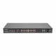 Rocstor SolidConnect SCM20 Géré L2 Gigabit Ethernet (10/100/1000) Connexion Ethernet, supportant l'alimentation via ce port (PoE) Noir - Y10S010-B1