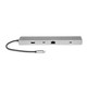 Rocstor  hub & concentrateur USB Type-C 10000 Mbit/s Gris - Y10A323-S1