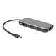 Rocstor  hub & concentrateur USB Type-C 10000 Mbit/s Gris - Y10A319-S1