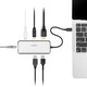 Rocstor  hub & concentrateur USB Type-C 10000 Mbit/s Gris - Y10A319-S1