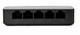 Rocstor JetConnect JC5 Non-géré Gigabit Ethernet (10/100/1000) Noir - Y10S001-B1