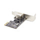 StarTech.com Carte Réseau PCIe Gigabit à 1 Port, Carte Réseau Profil Bas, Carte LAN PCI Express 10/100/1000Mbps, Realtek RTL8111H, Windows et Linux, Conforme TAA - ST1000SPEX2LT