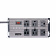 StarTech.com  unité de distribution d'énergie 6 sortie(s) CA Gris - 6N515S8-POWER-STRIP