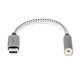 Rocstor  câble audio 3,5mm USB Type-C Noir, Argent, Blanc - Y10A333-S1