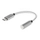 Rocstor  câble audio 3,5mm USB Type-C Noir, Argent, Blanc - Y10A333-S1