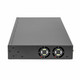 Rocstor SolidConnect SCM28 Géré L2 Gigabit Ethernet (10/100/1000) Connexion Ethernet, supportant l'alimentation via ce port (PoE) Noir - Y10S011-B1