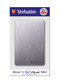 Verbatim Disque dur portable mince Store n Go ALU 1 To gris - 53662