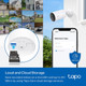 TP-Link Tapo  caméra de sécurité Balle (forme) Caméra de sécurité IP Extérieure 2304 x 1296 pixels Plafond/mur - C410