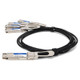 AddOn Networks  câble InfiniBand et à fibres optiques 4xQSFP56 QSFP-DD Noir, Argent - DAC-Q56DD-4Q56-1M-AO