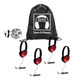 HamiltonBuhl  casque Casques Avec fil Arceau Musique/Quotidien Noir, Rouge - SOP-PRMR4JB
