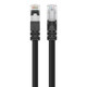 Intellinet IEC-C8AS-BK-1 câble de réseau Noir 0,25 m Cat8.1 S/FTP (S-STP) - 743044