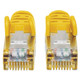 Intellinet IEC-C6AS-YLW-1 câble de réseau Jaune 0,25 m Cat6a S/FTP (S-STP) - 743266