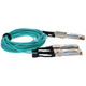 AddOn Networks  câble InfiniBand et à fibres optiques 10 m QSFP28-DD 2x QSFP28 AOC Vert - QDD-200G-2Q28-O10M-AO
