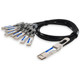 AddOn Networks  câble InfiniBand et à fibres optiques 1 m QSFP-DD 8xSFP56 Noir, Gris - QSFPDD-8SFP56-PDAC1M-AO