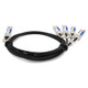 AddOn Networks  câble InfiniBand et à fibres optiques 4xQSFP56 QSFP-DD Noir, Argent - CAB-D-4Q-400G-2M-AO