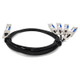 AddOn Networks  câble InfiniBand et à fibres optiques 2,5 m QSFP-DD 4xQSFP56 Noir, Argent - CAB-D-4Q-400G-2-5M-AO